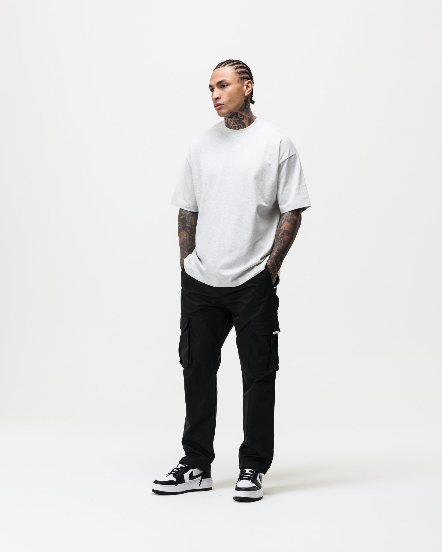 LUXURY ESSENTIALISM BLANKS - LIGHT GREY MARL