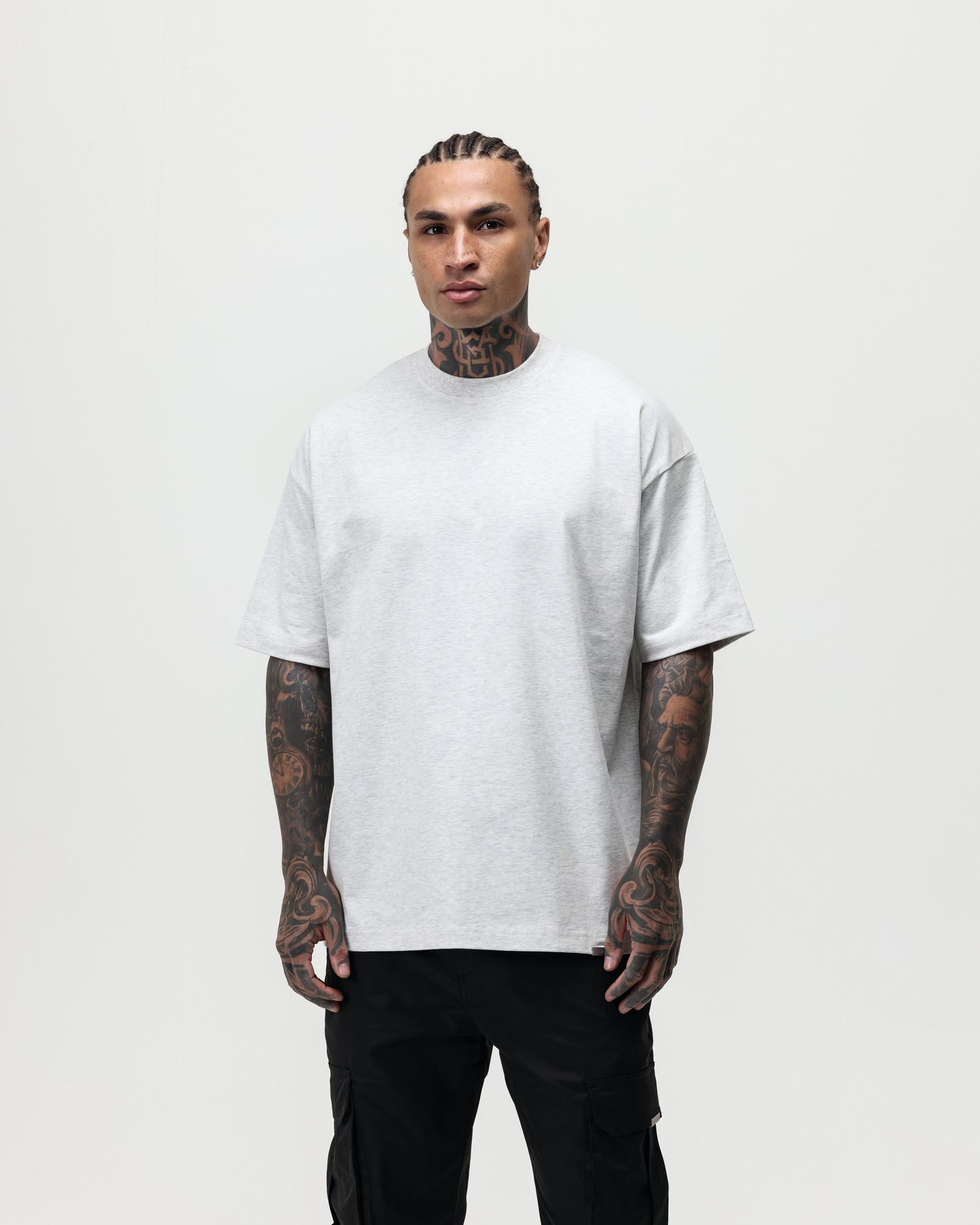LUXURY ESSENTIALISM BLANKS - LIGHT GREY MARL