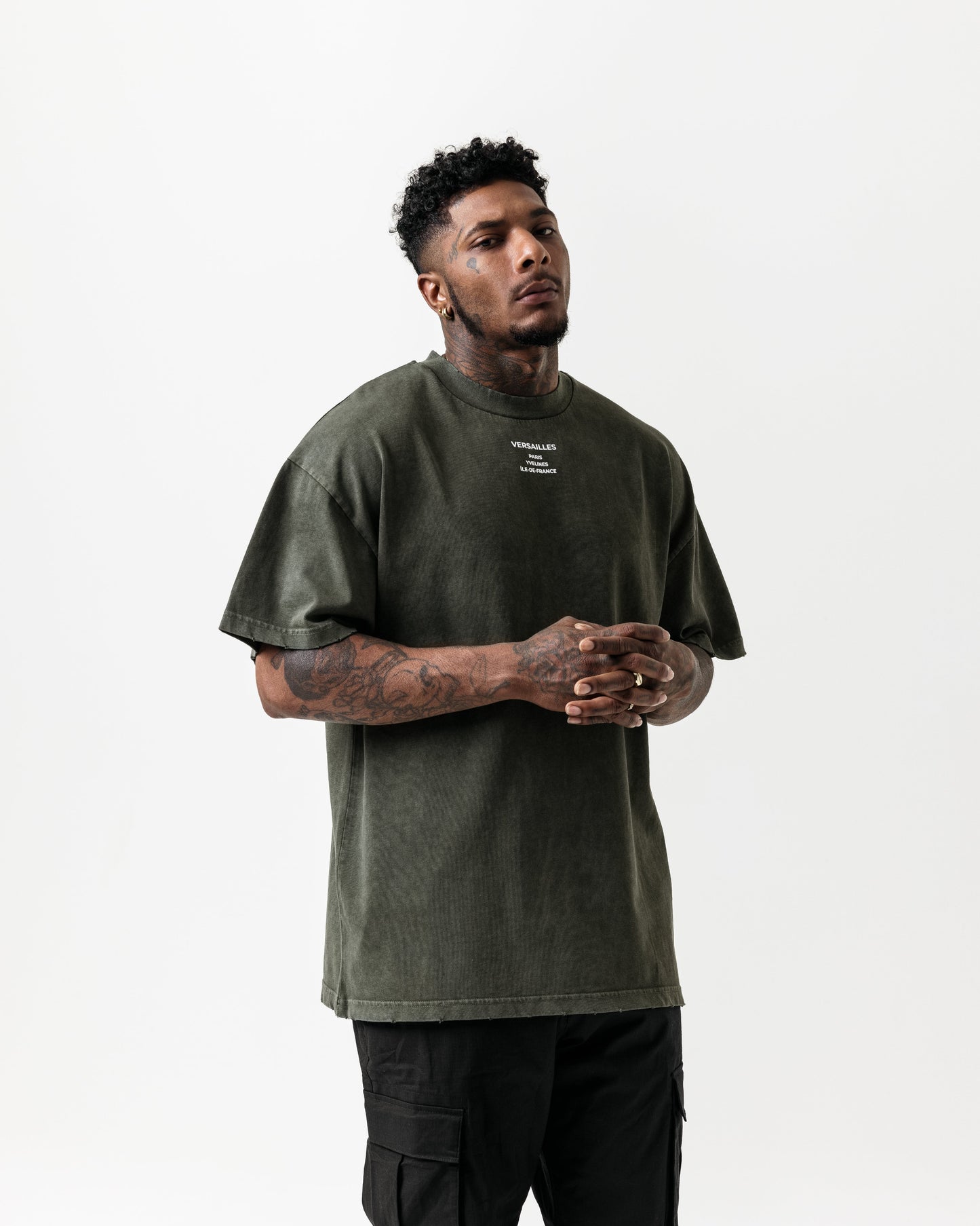 MINIMALISM SIGNATURE TEE - DISTRESSED KHAKI SAMPLE
