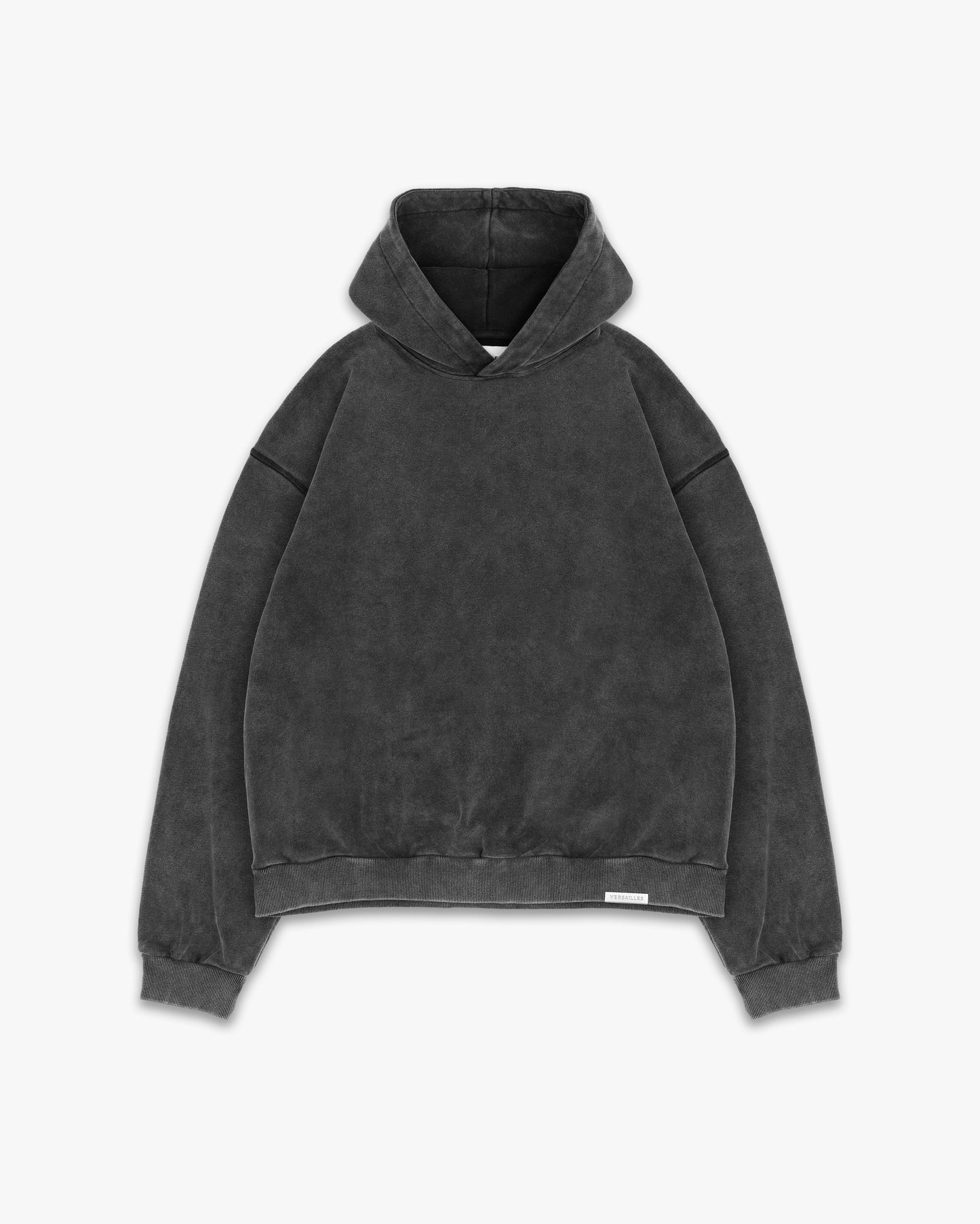 LUXURY ESSENTIALISM HOODIE - VINTAGE WASHED GREY