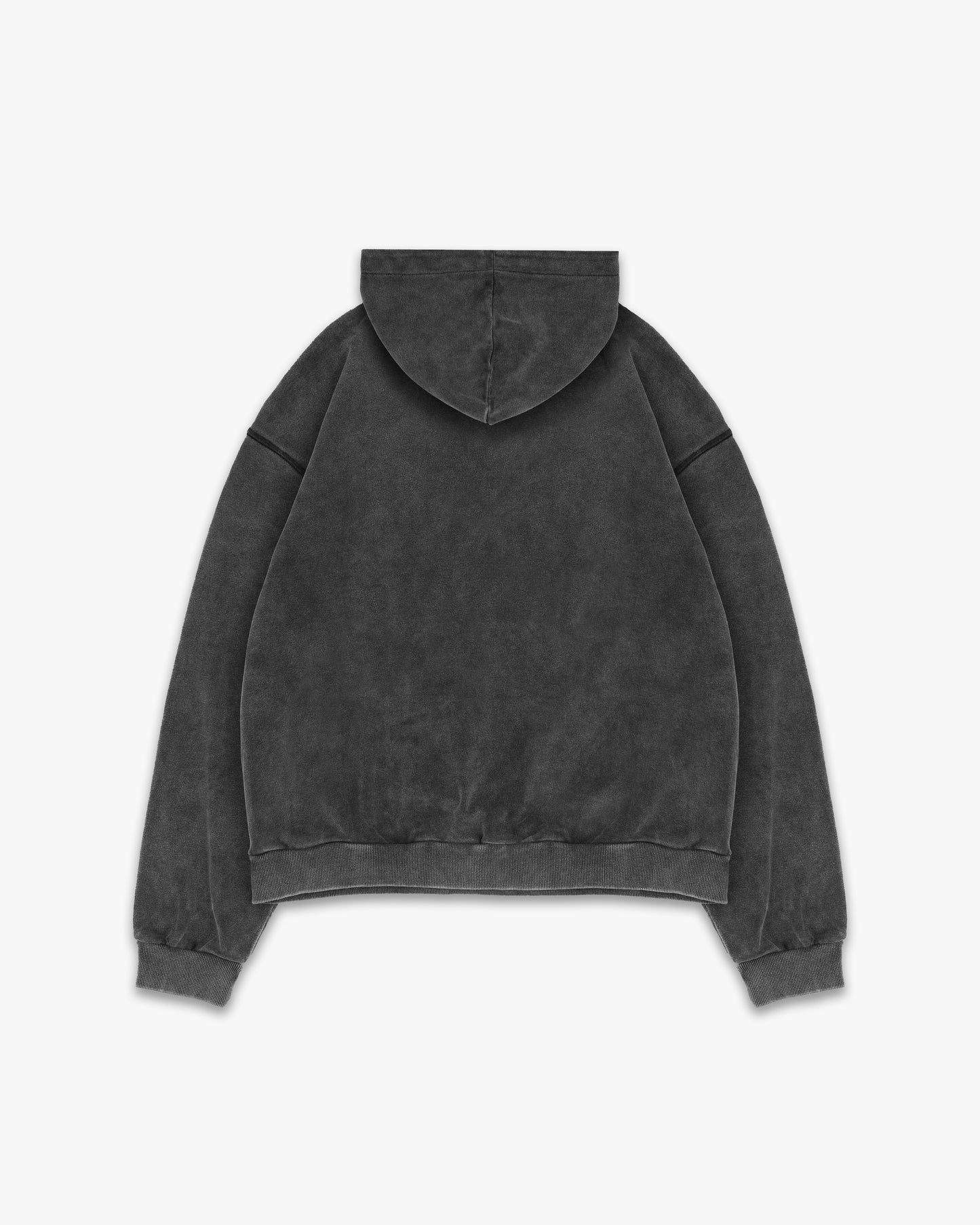 ALL'S FAIR IN LOVE AND WAR HOODIE - WASHED GREY/PINK