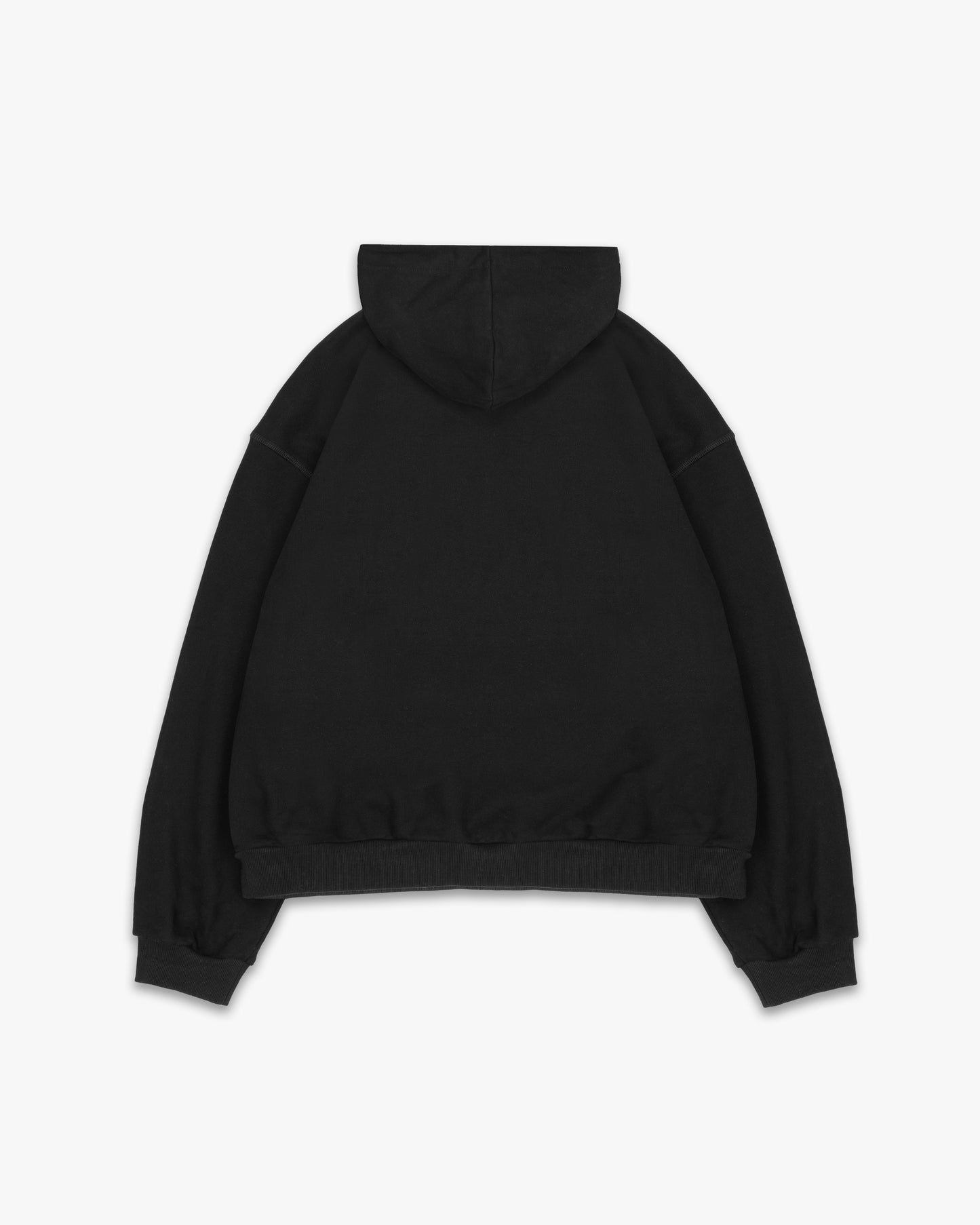 LUXURY ESSENTIALISM HOODIE - SOLID BLACK