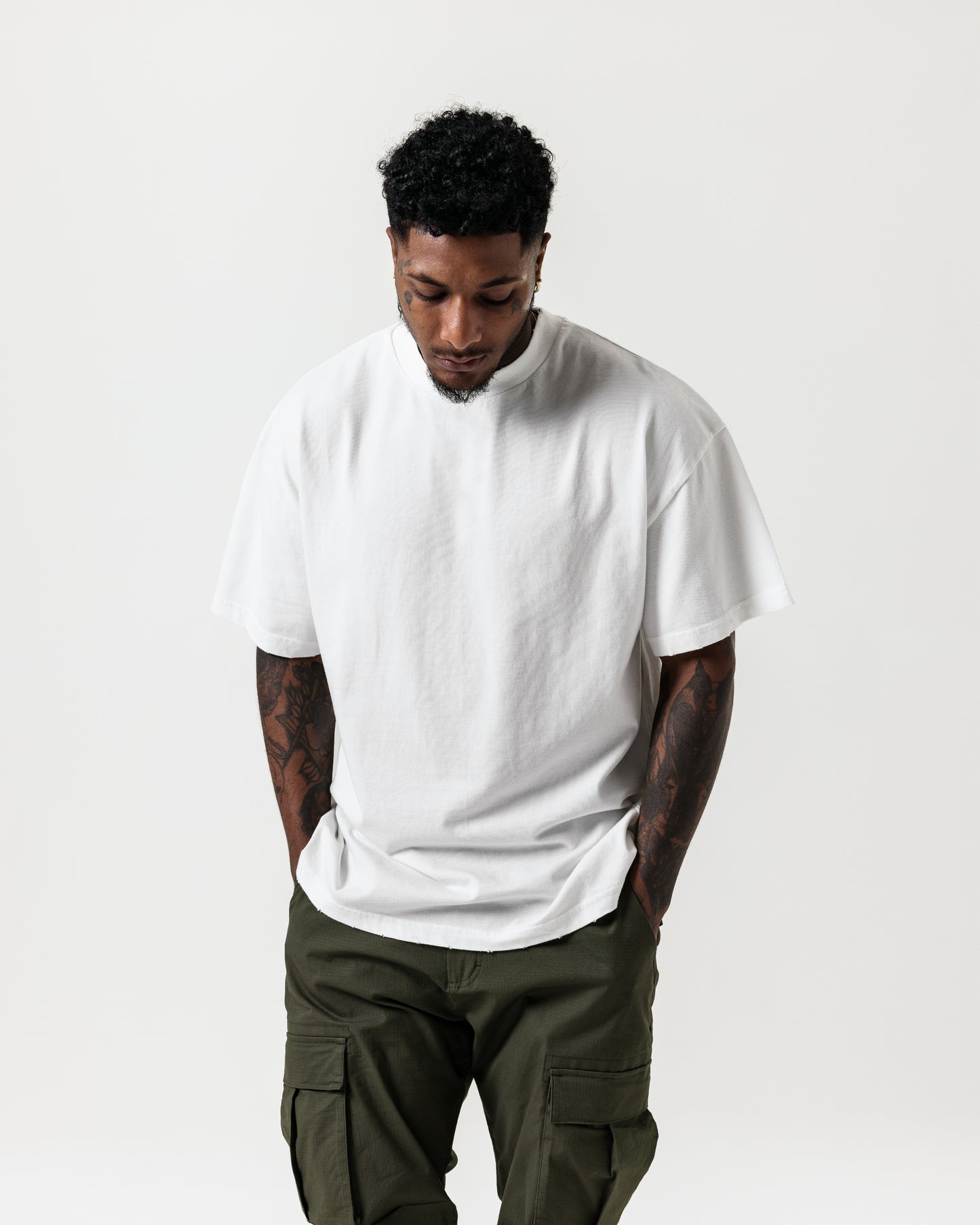LUXURY ESSENTIALISM BLANKS - DISTRESSED OFF WHITE
