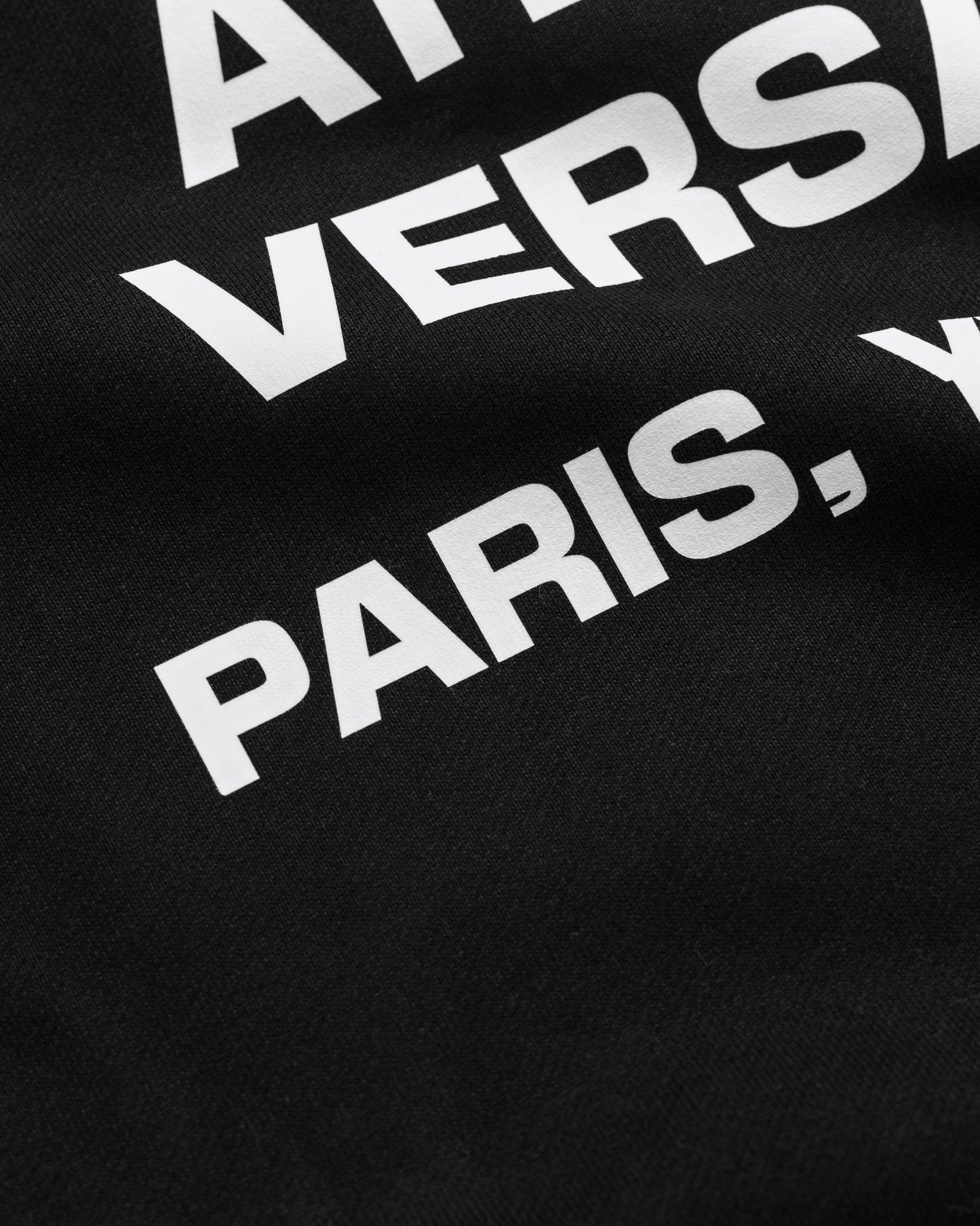 ATELIÉR DE VERSAILLES SWEATSHIRT - SOLID BLACK