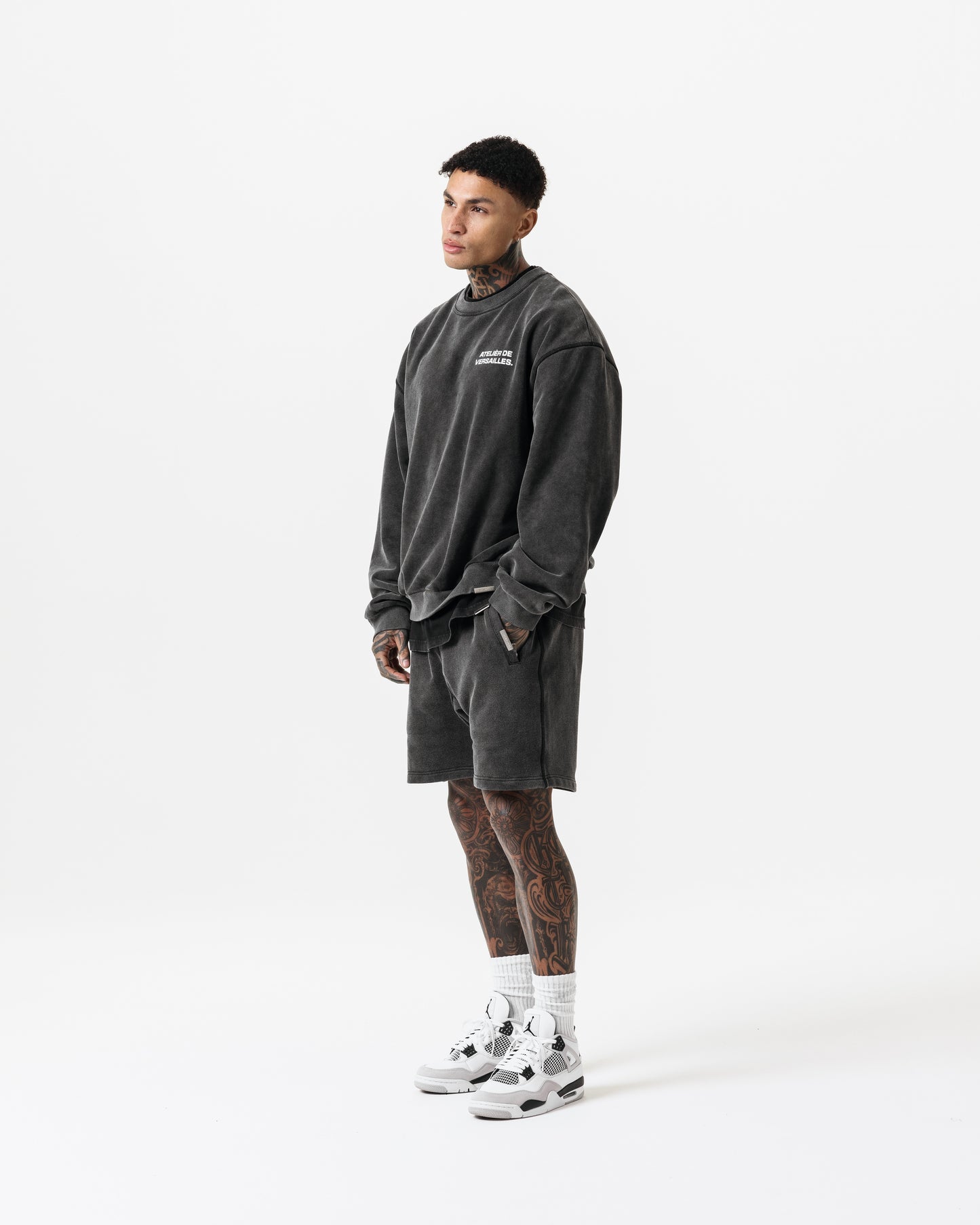 ATELIÉR DE VERSAILLES SWEATSHIRT - VINTAGE WASHED GREY