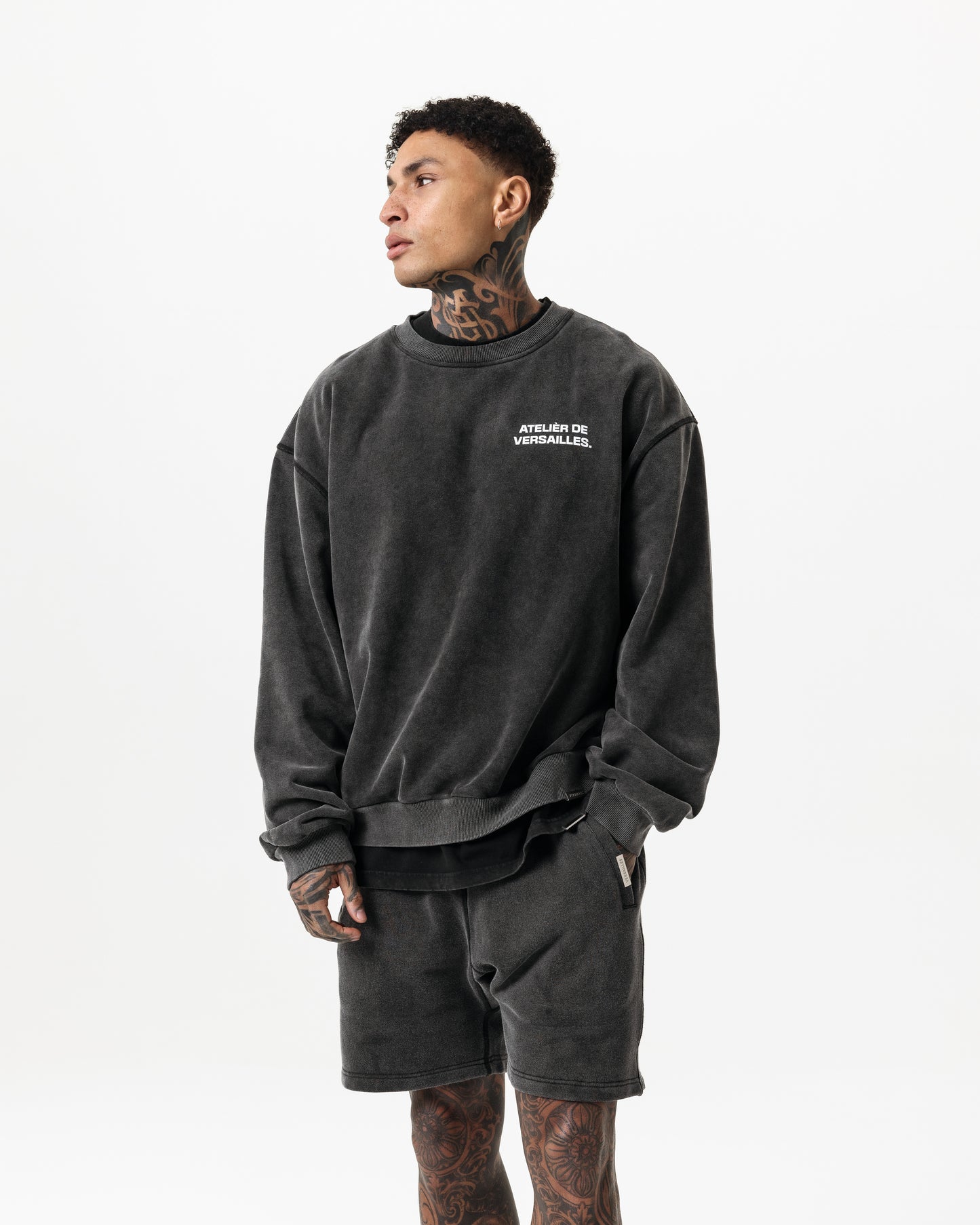 ATELIÉR DE VERSAILLES SWEATSHIRT - VINTAGE WASHED GREY