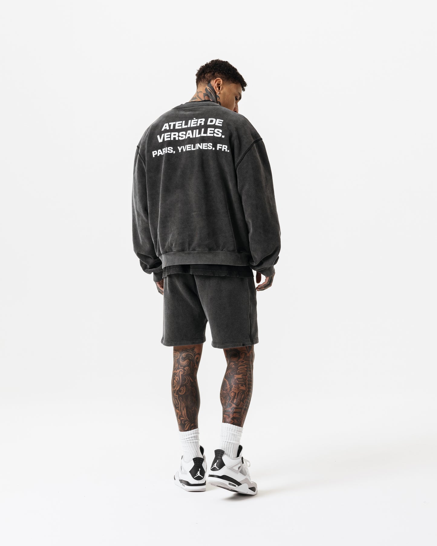 ATELIÉR DE VERSAILLES SWEATSHIRT - VINTAGE WASHED GREY