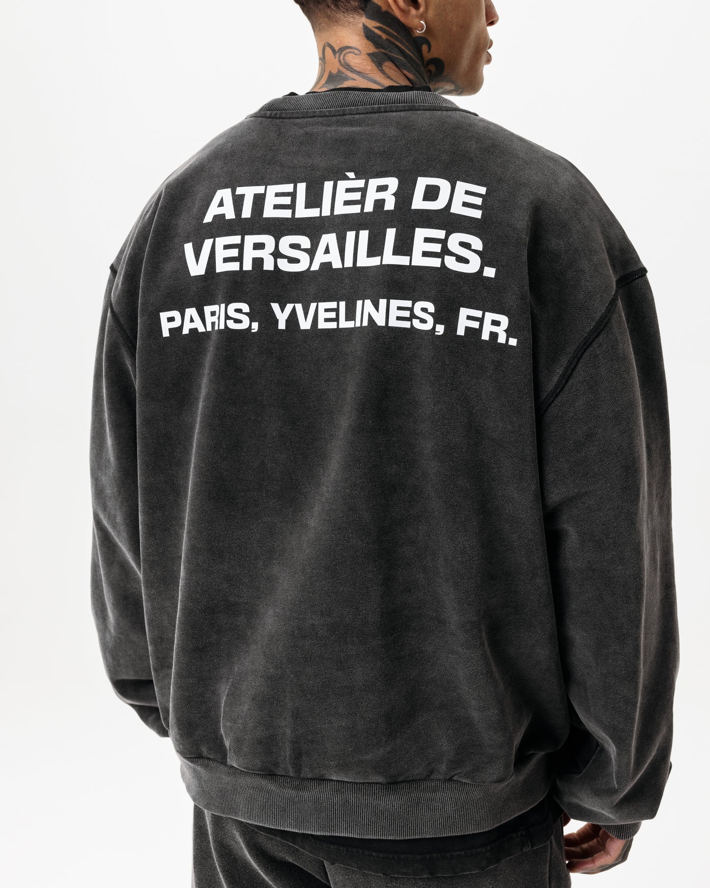 ATELIÉR DE VERSAILLES SWEATSHIRT - VINTAGE WASHED GREY