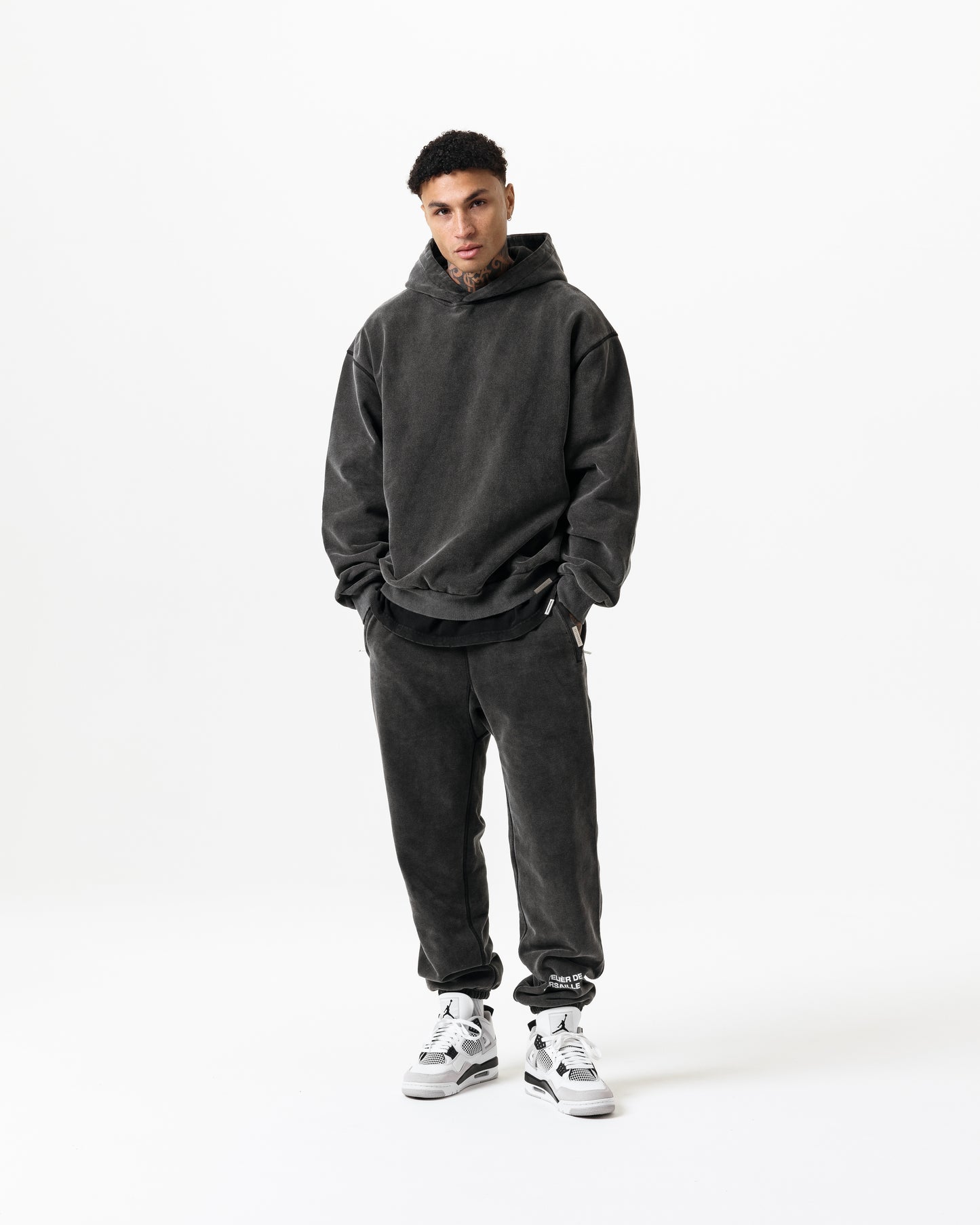 LUXURY ESSENTIALISM HOODIE - VINTAGE WASHED GREY