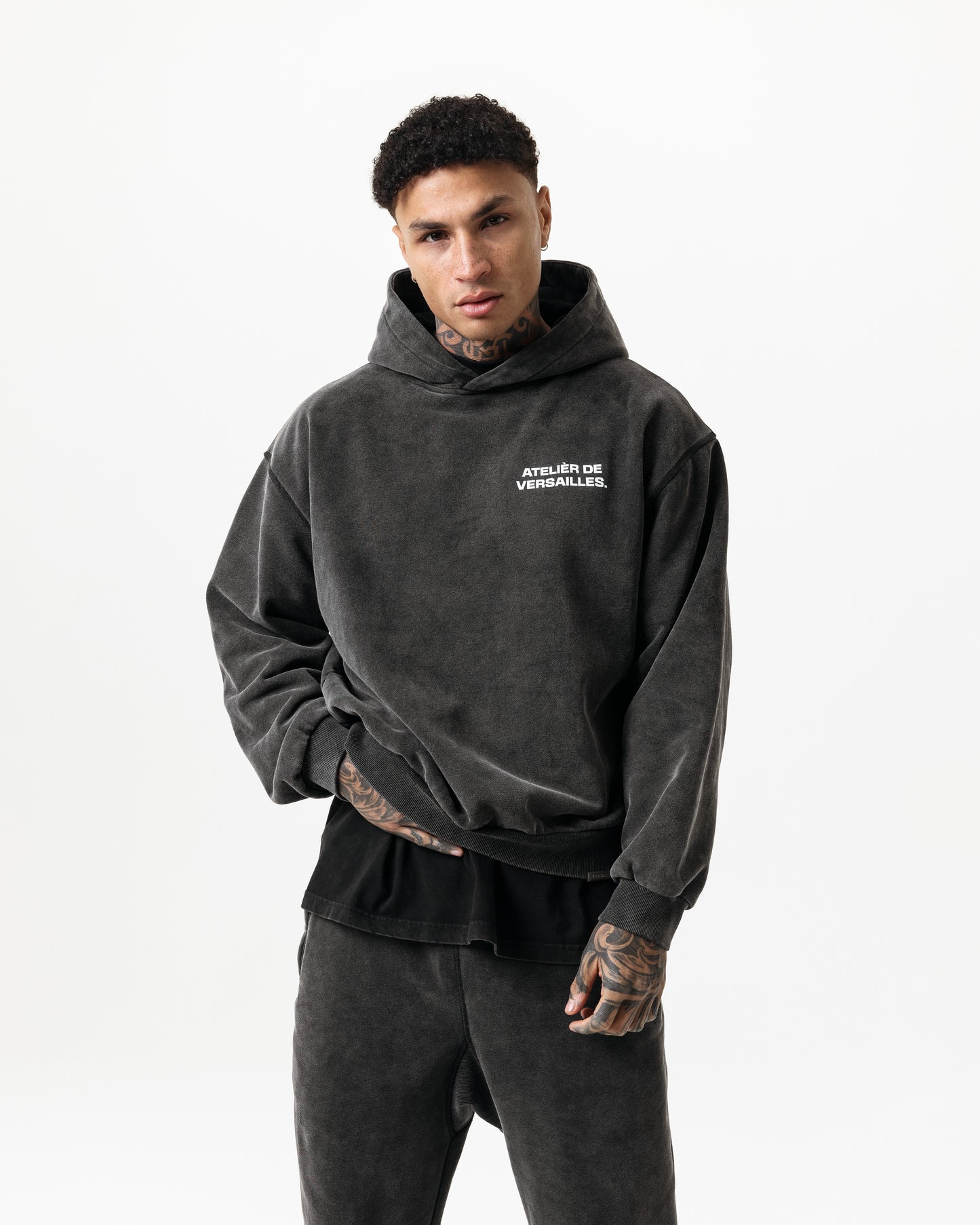 ATELIÉR DE VERSAILLES HOODIE - VINTAGE WASHED GREY
