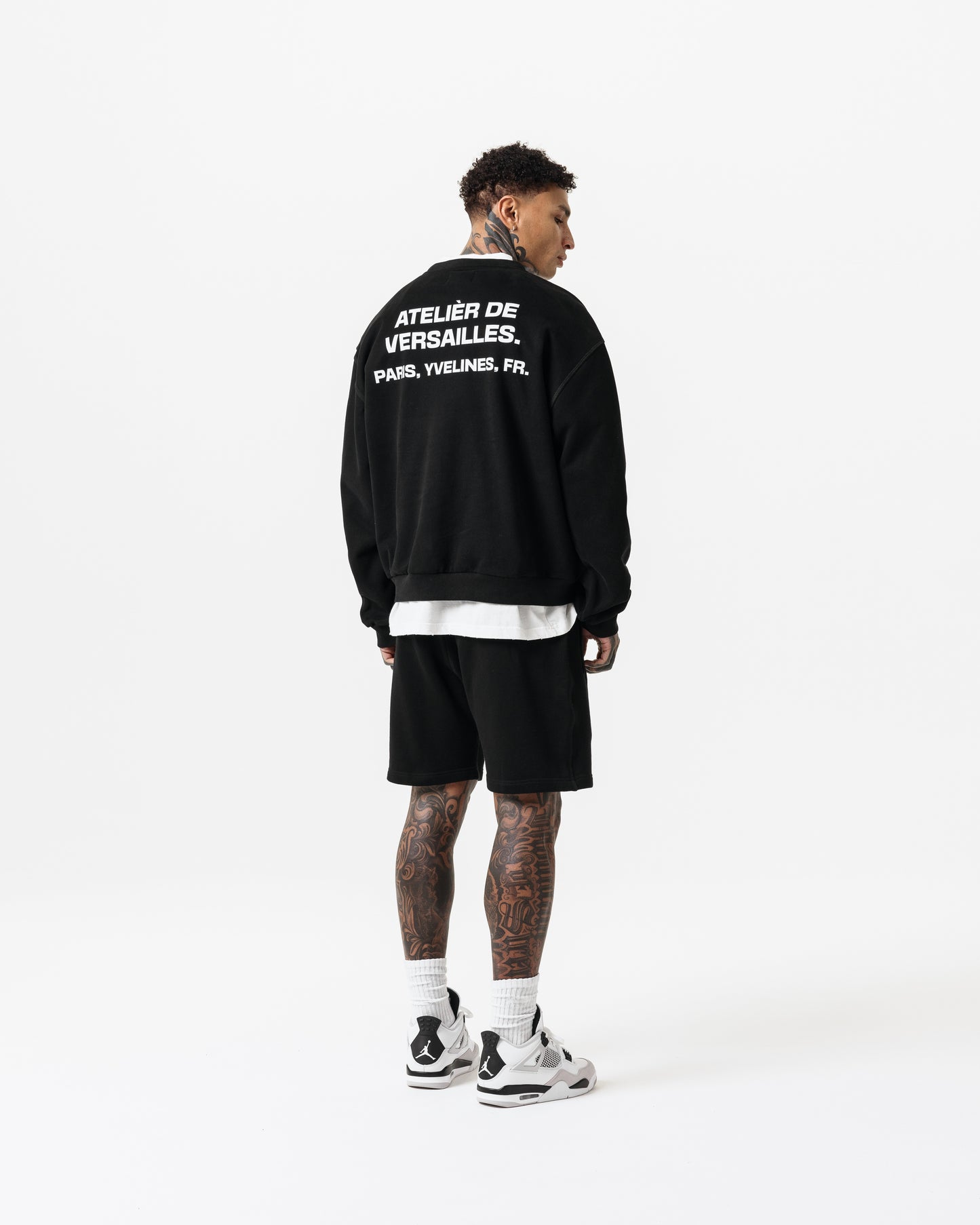 ATELIÉR DE VERSAILLES SWEATSHIRT - SOLID BLACK