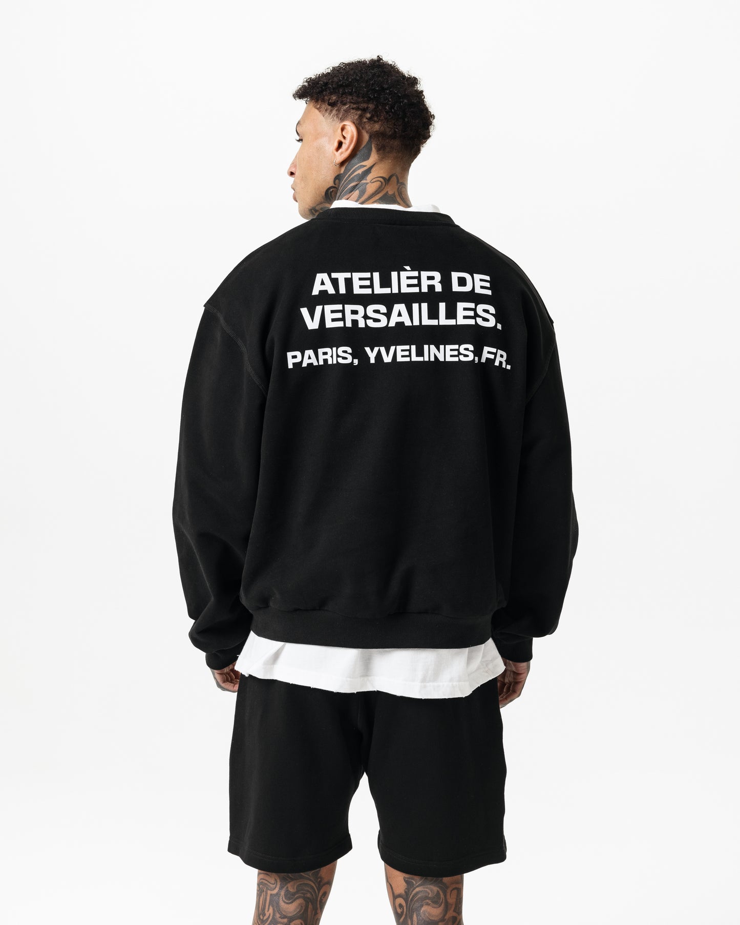 ATELIÉR DE VERSAILLES SWEATSHIRT - SOLID BLACK