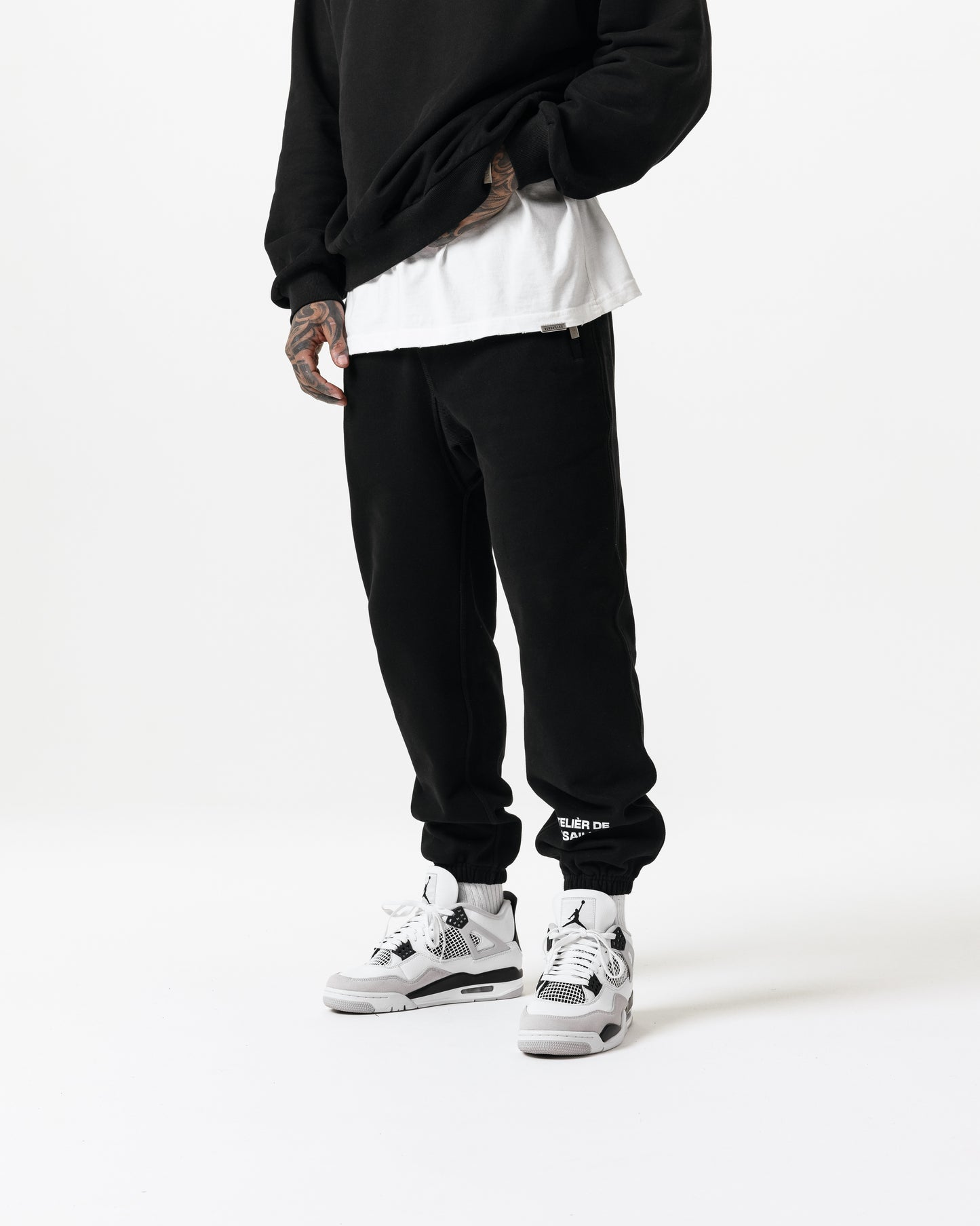 ATELIÉR DE VERSAILLES SWEATPANTS - SOLID BLACK