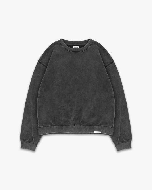 LUXURY ESSENTIALISM SWEATSHIRT - VINTAGE WASHED GREY